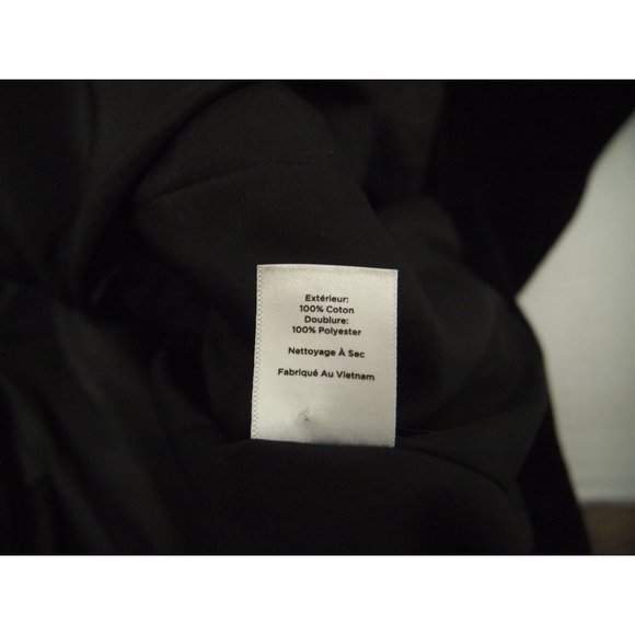 Talbots Womens Blazer Jacket 2P Petite Black Velvet One Button Holiday Career - Picture 9 of 11